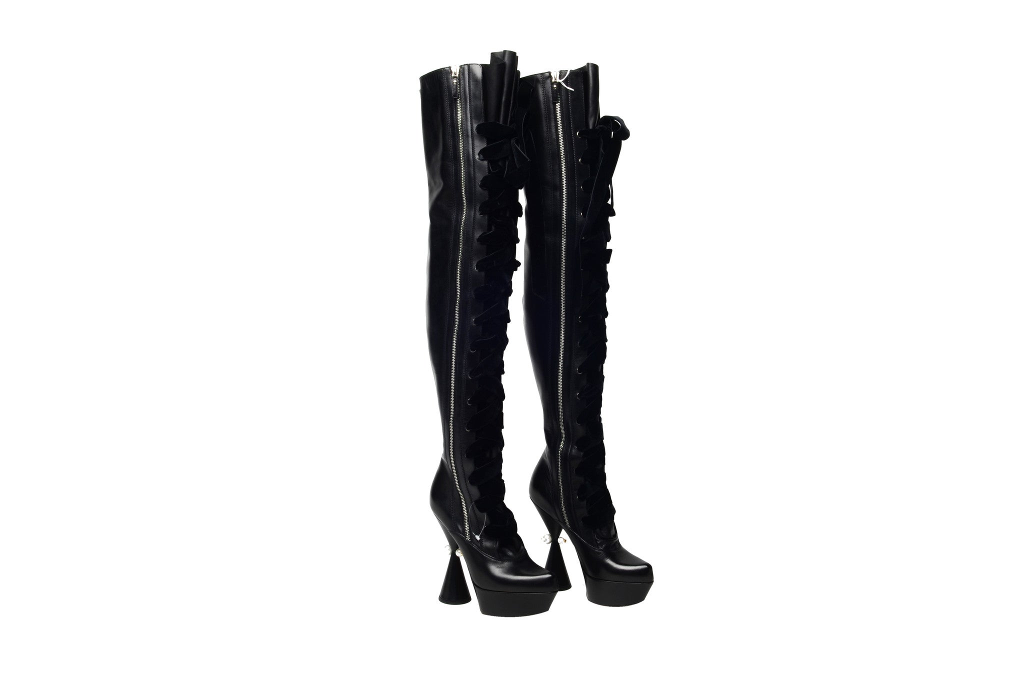 Thigh High LV boots | notoriously-fitted