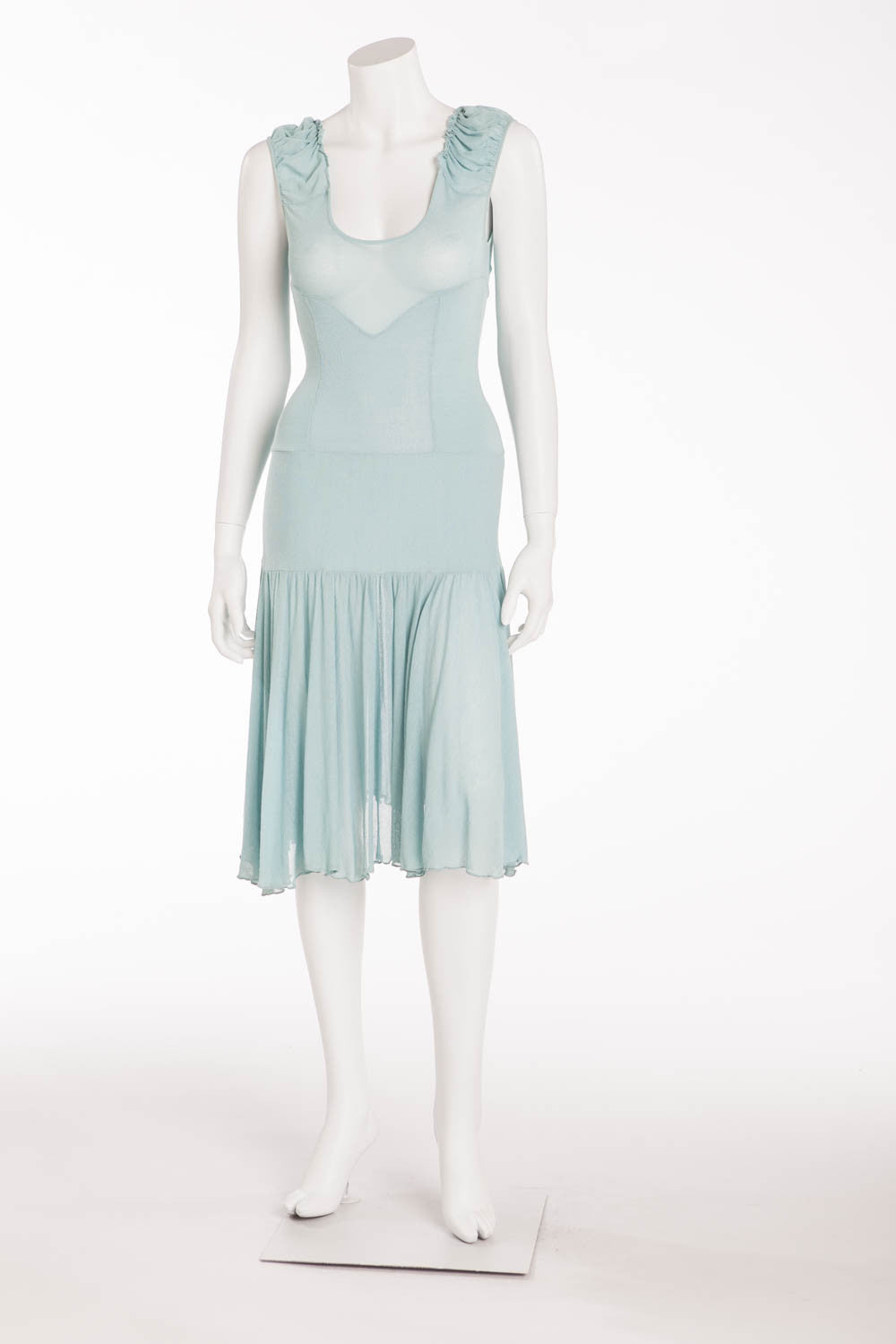 blumarine knit dress Blumarine Cold Shoulder Knit Dress in Mauve Orchid