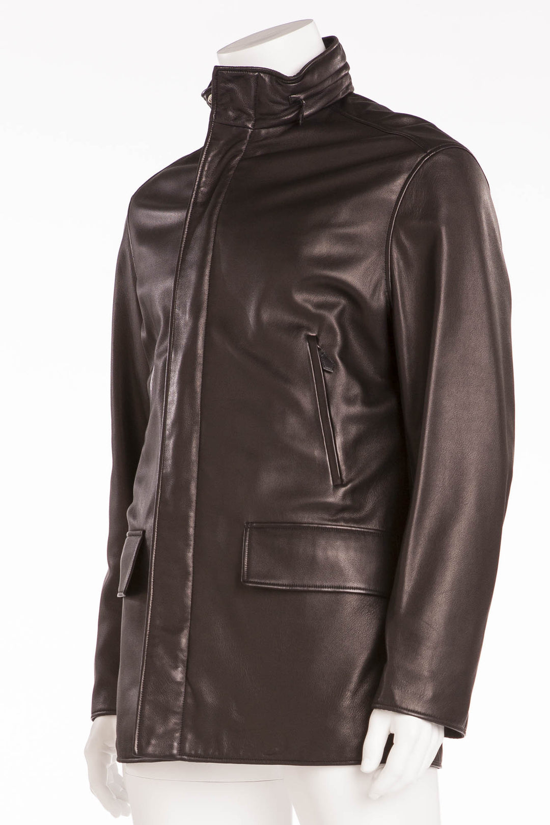 Leather jacket Hermès Beige size 40 IT in Leather - 45817573
