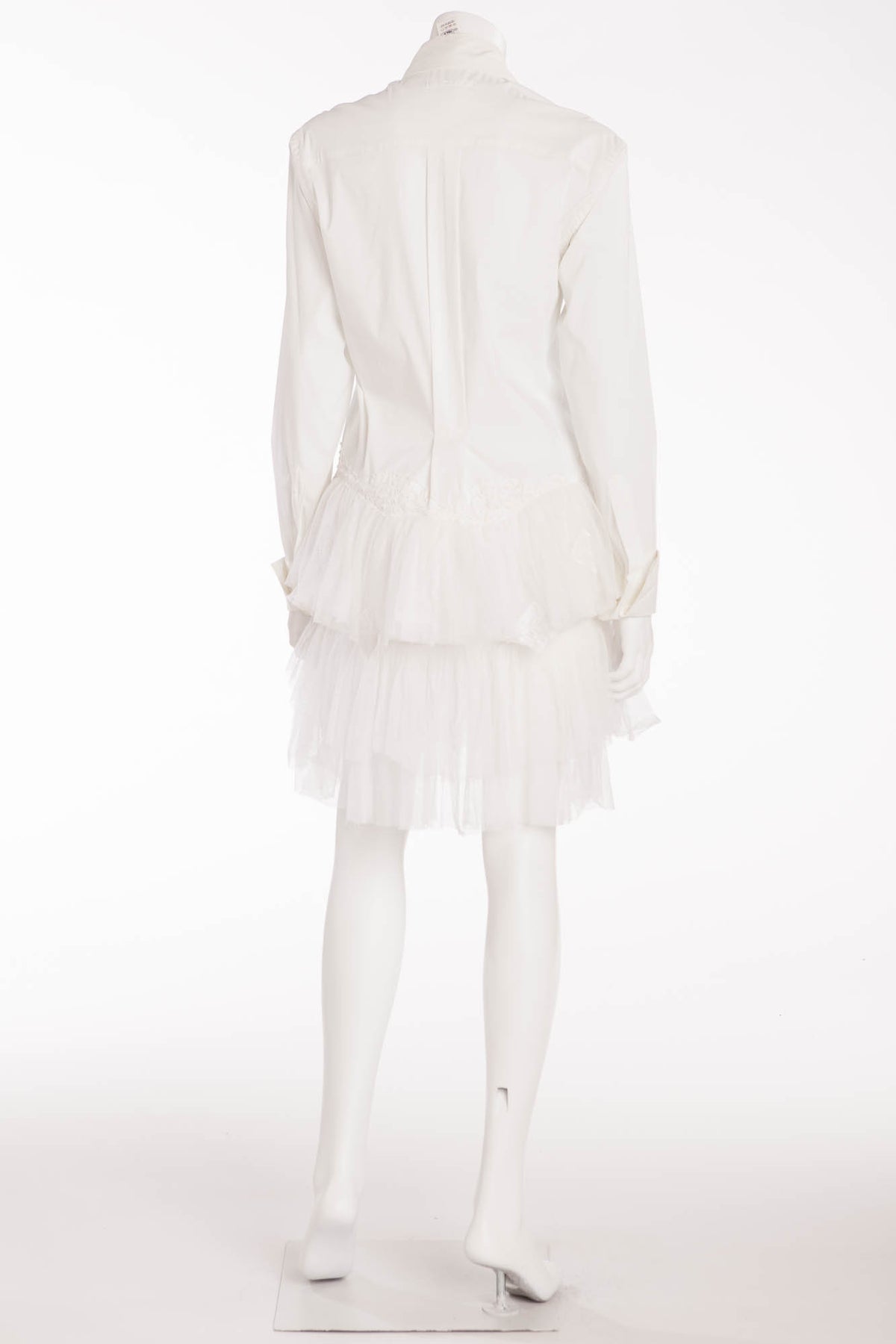 jean paul gaultier lace dress Jean Paul Gaultier Re-Edition Butterfly-Print Mesh Lace-Up Maxi Dress