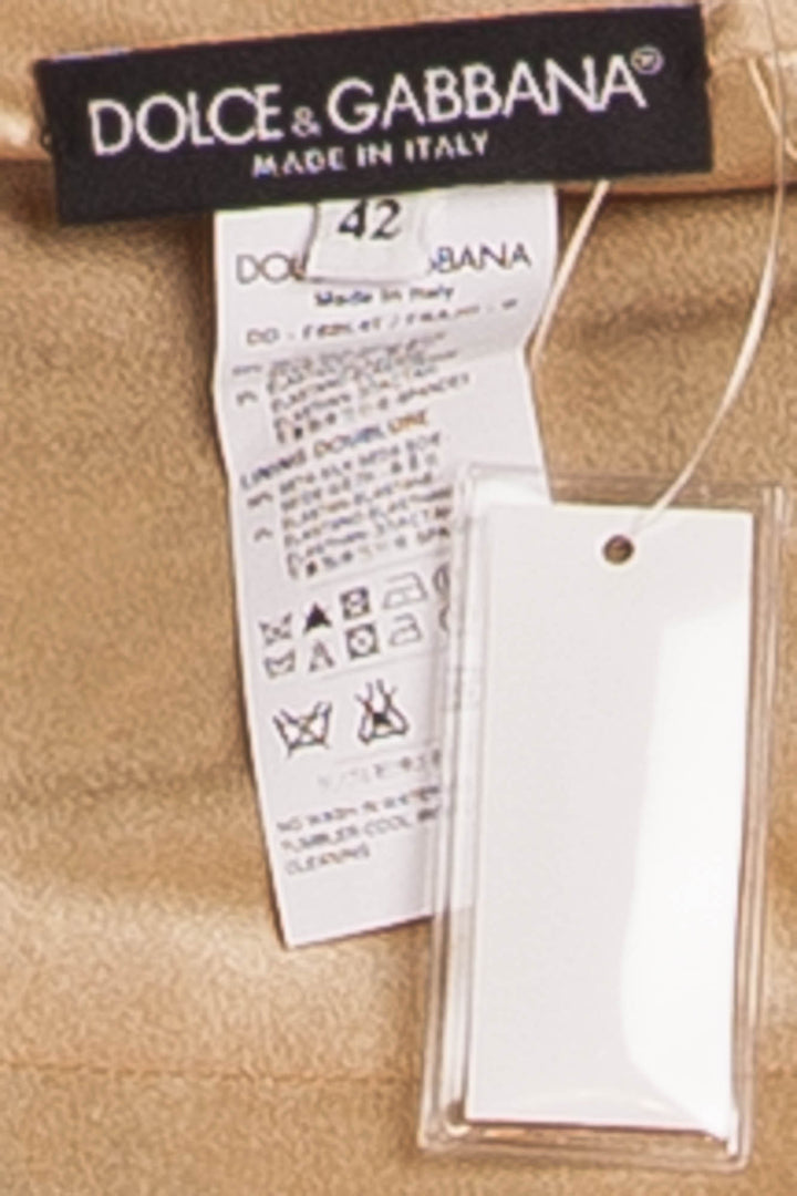 Dolce & Gabbana - New With Tags Silk Baroque Tapestry Long Sleeve