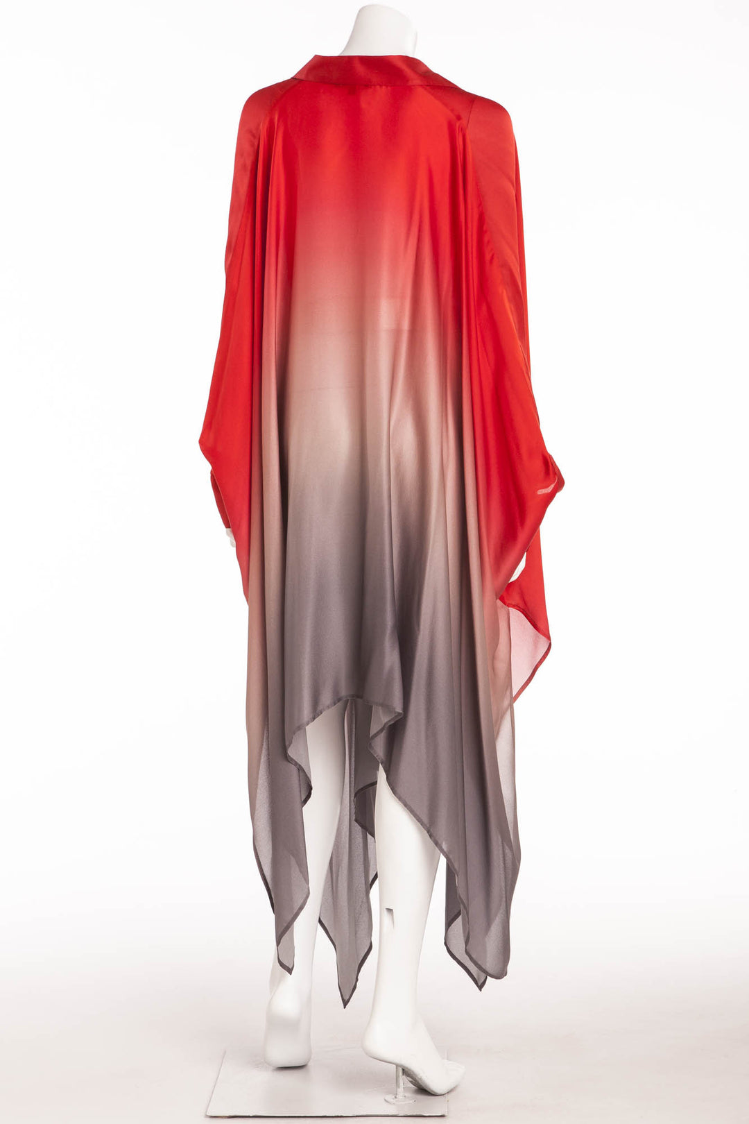 Original Alexander McQueen - 2PC New Red and Gray Ombre Long