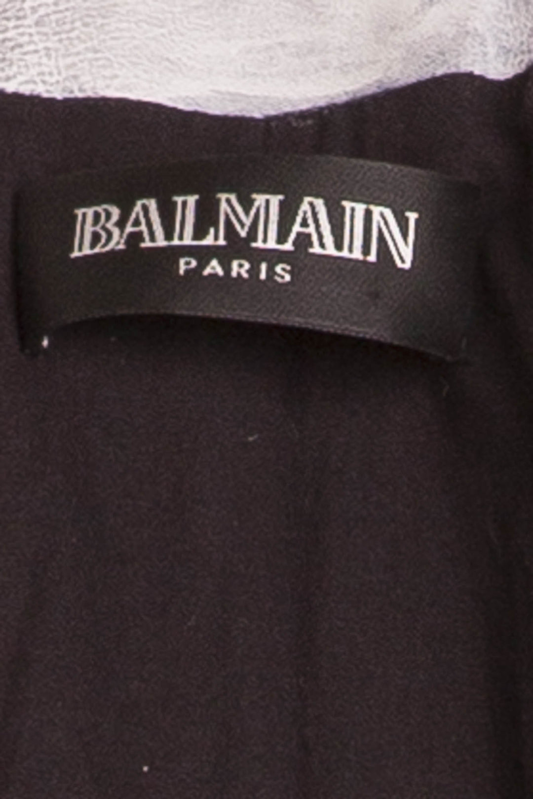 BALMAIN リバーシブル ジャケット 絹100% ラビットファー 黒 11号 HARD TWIST GABARDINE ZIP BLOUSON(S Black): Vintage 1.1｜THE