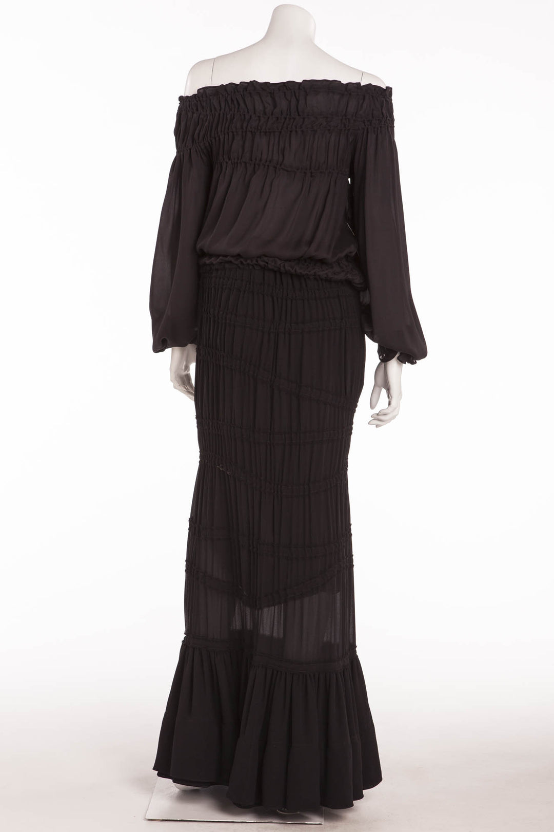tom ford off shoulder dress Tom Ford for Yves Saint Laurent