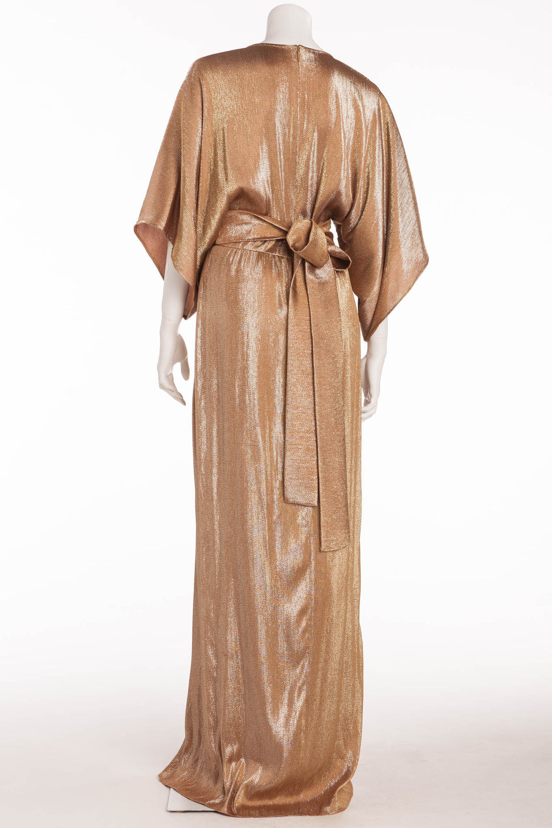 slim fit dress slacks Gucci - Belted Kimono Style Gown