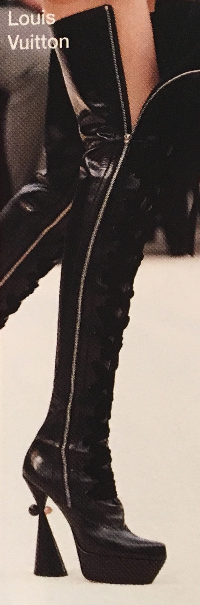 Louis Vuitton - Editorial, Brand New Iconic Cancan Thigh High