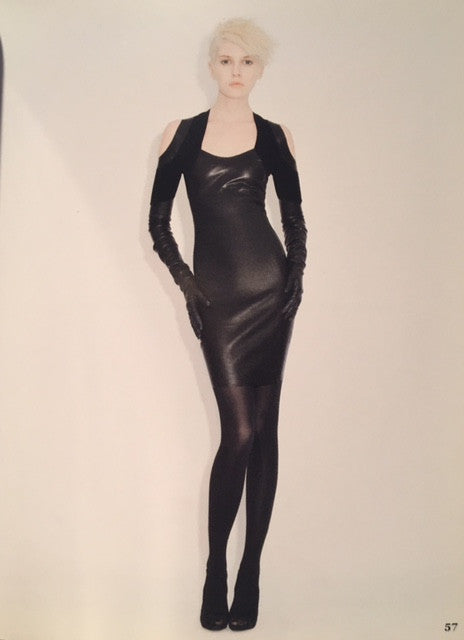 knee length dresses for ladies JITROIS EMBELLISHED STRETCH LEATHER MINI DRESS FR 38 UK 10