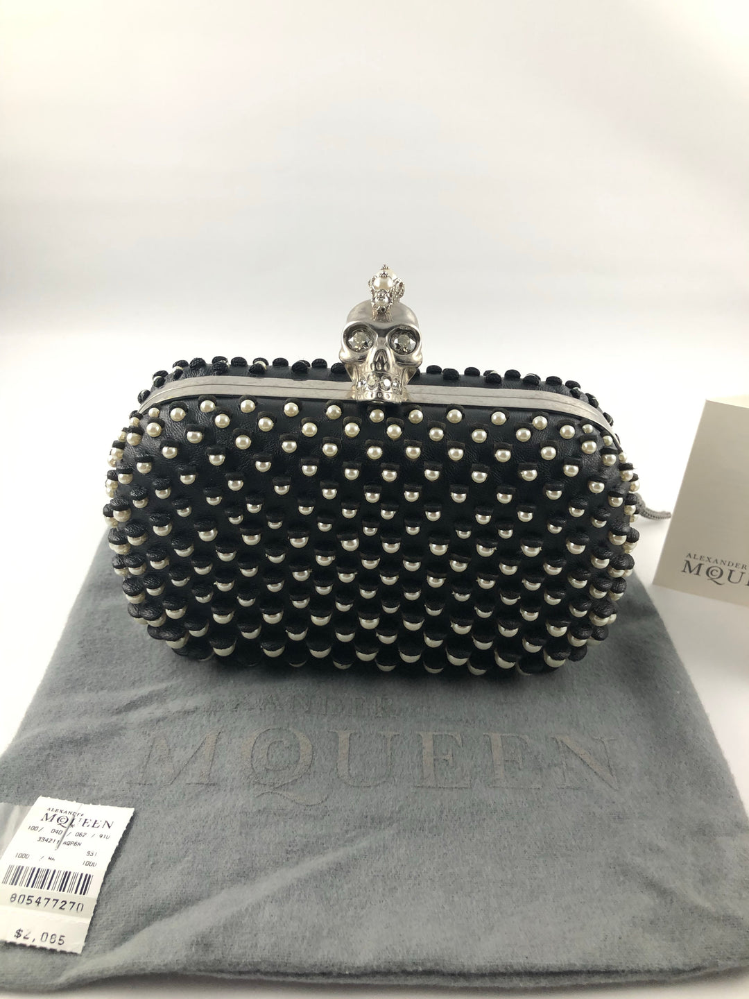Embellished Clutch Alexander Mcqueen Silver Clutch Alexander
