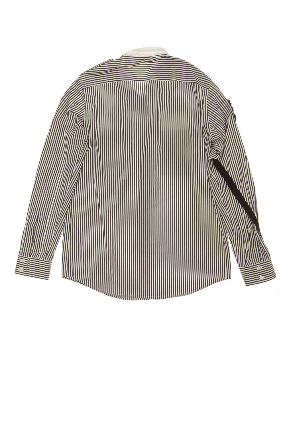 Balmain Gray Striped Button Up Shirt FR 40