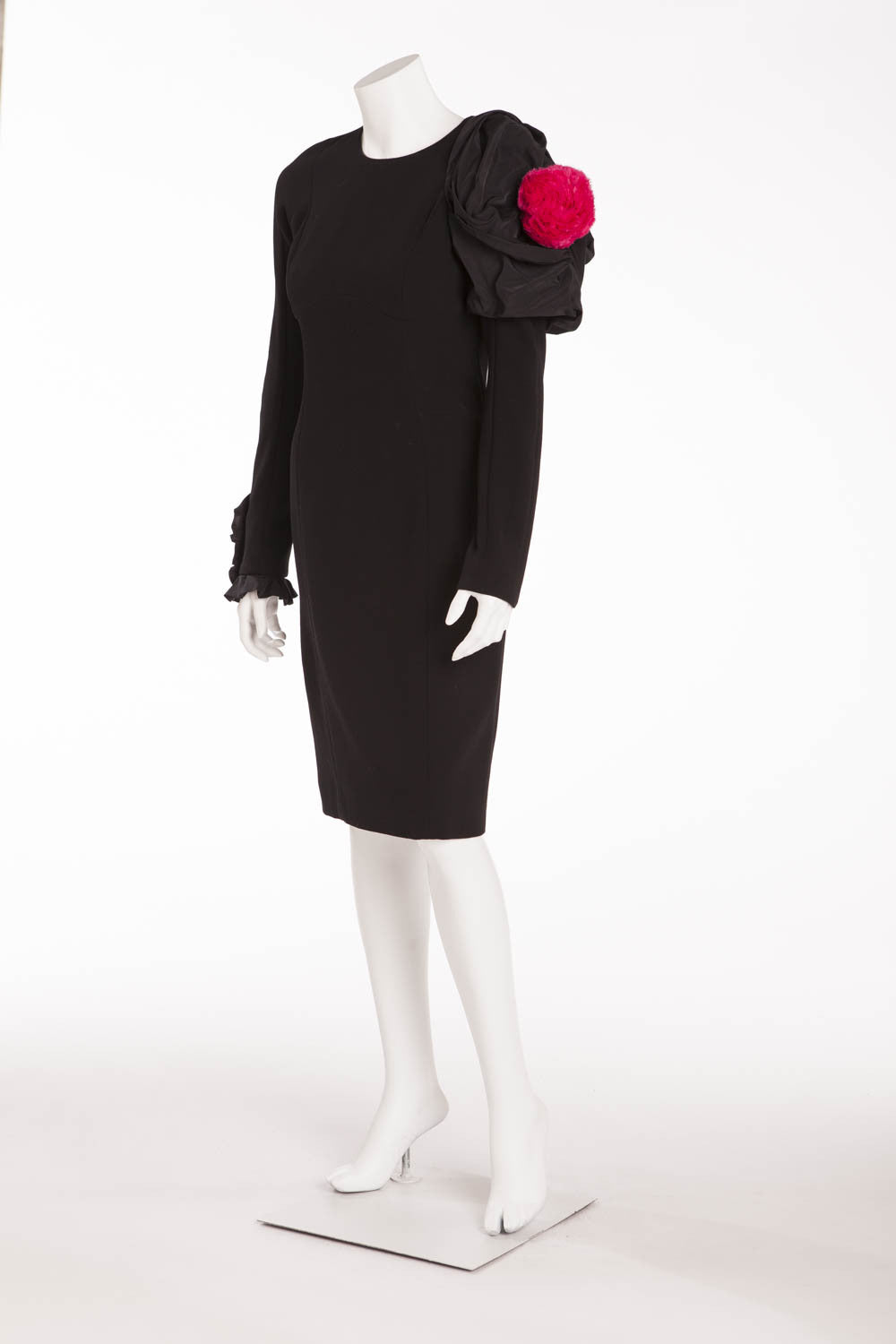 Louis Vuitton Black tweed Embellished Waist Detail Sleeveless Sheath Dress  M Louis Vuitton