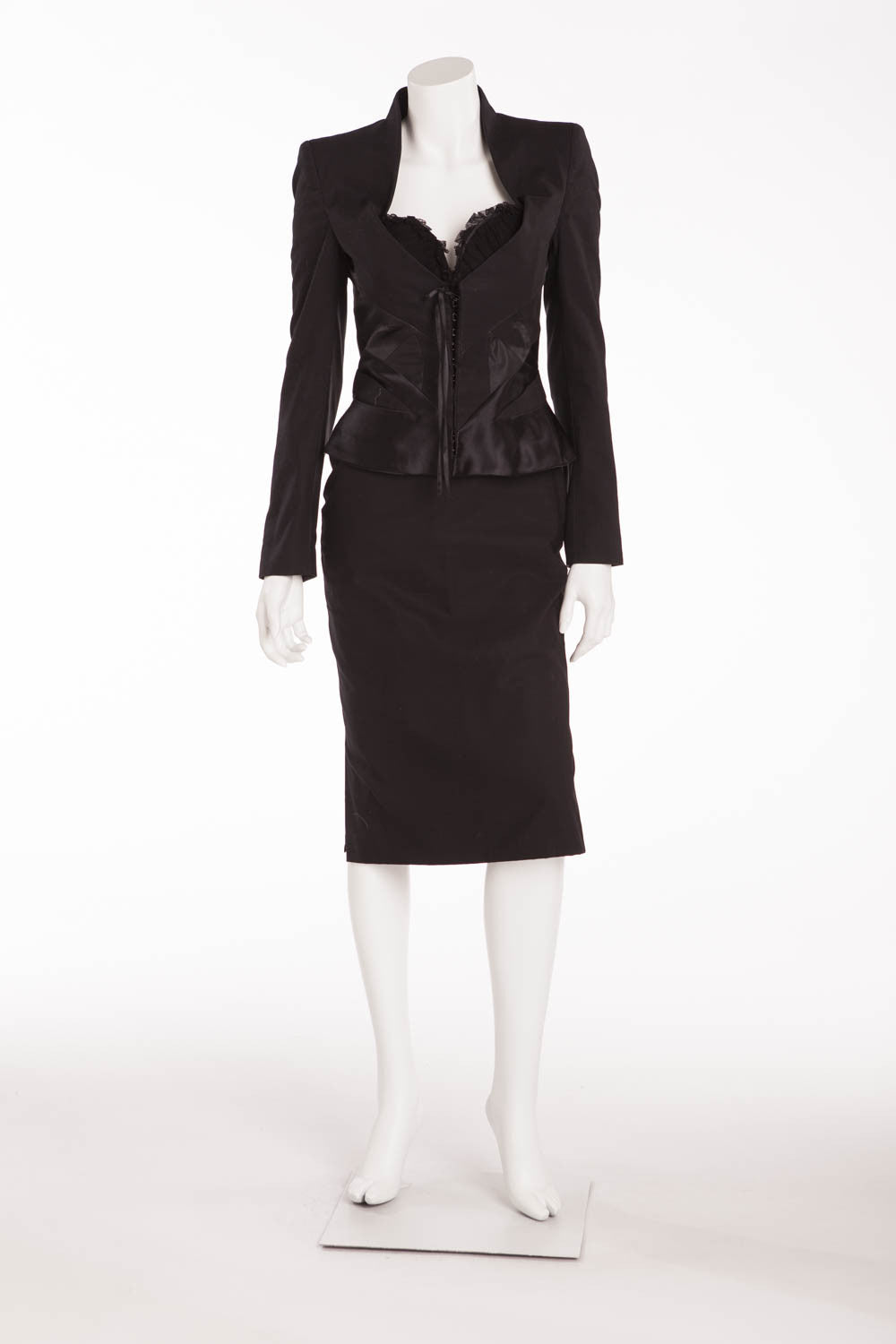 Original Alexander McQueen - 3PC Black Blazer, Black