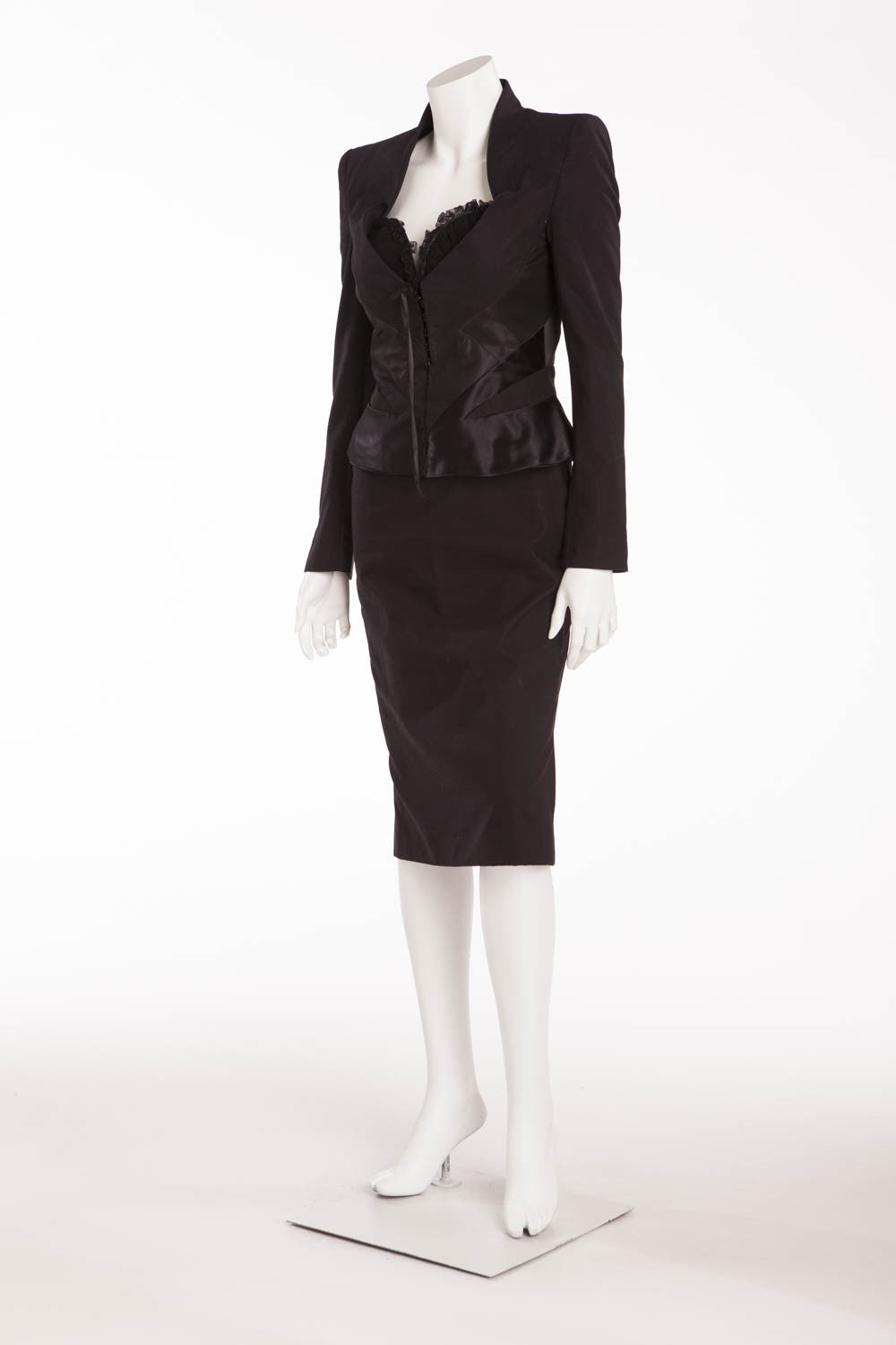 Original Alexander McQueen - 3PC Black Blazer, Black