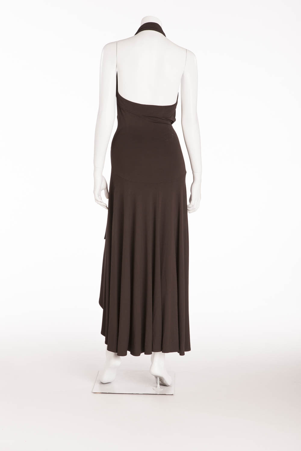 black maxi halter dress Bardot Elvira Halter-neck Maxi Dress main image 0