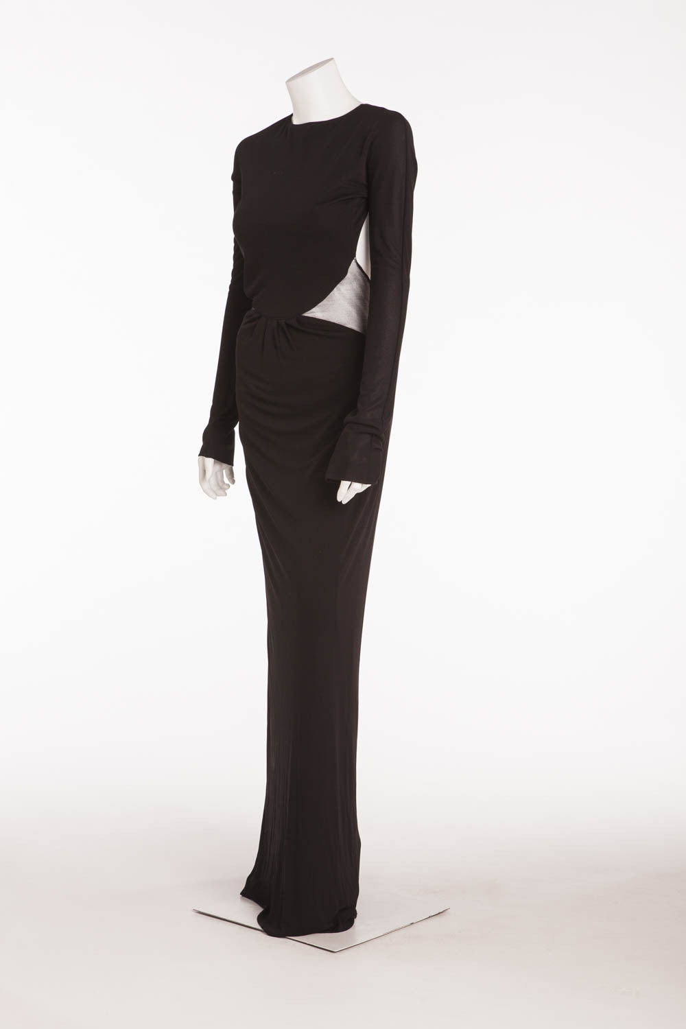 Roberto Cavalli - Long Black Dress Open Back  LUXHAVE