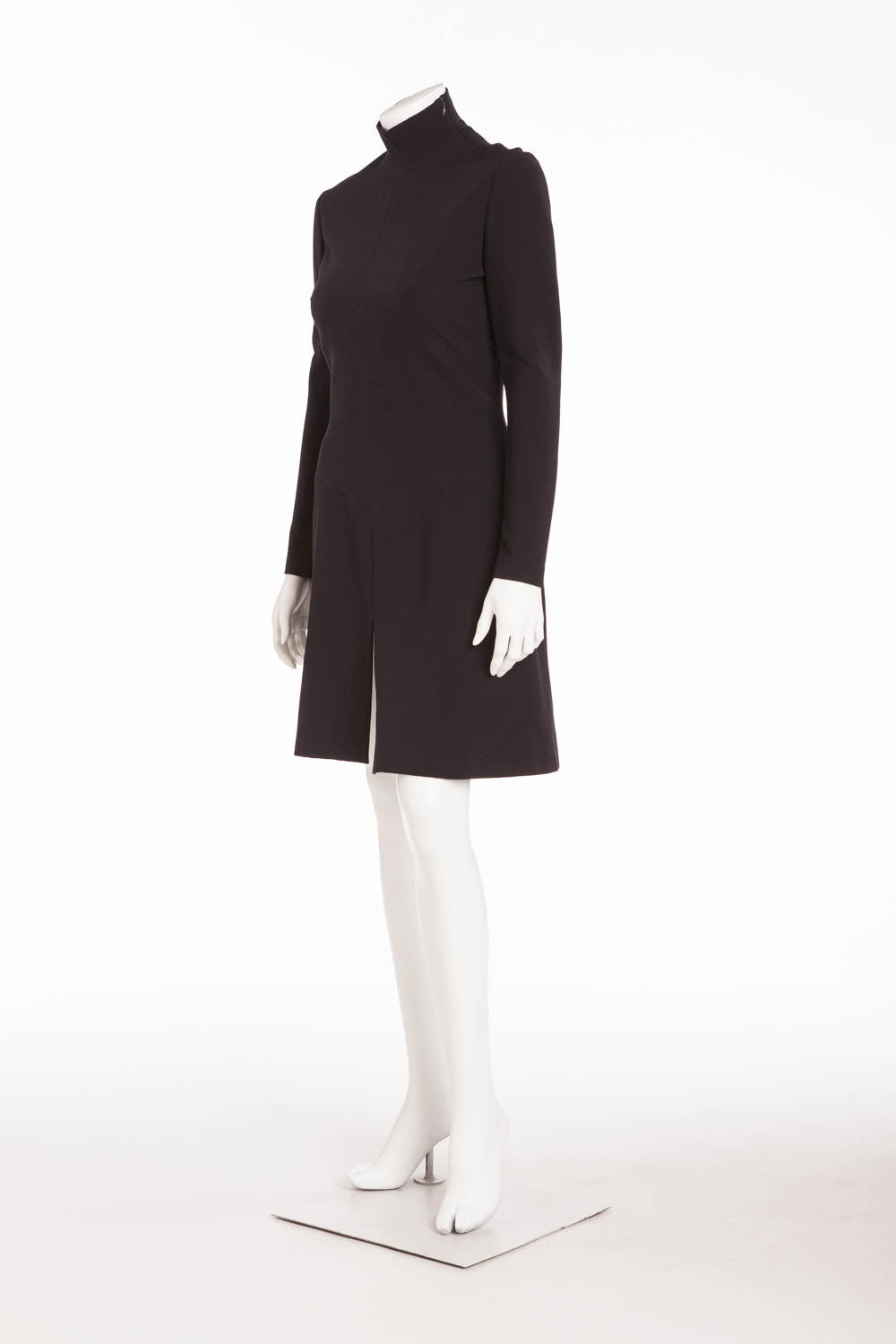 Chanel - Long Sleeve High Neck Dress