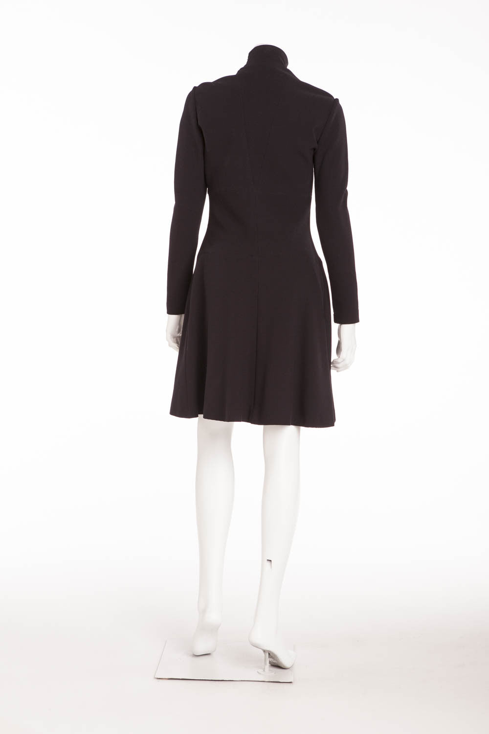 Chanel - Long Sleeve High Neck Dress - FR 38 – LUXHAVE