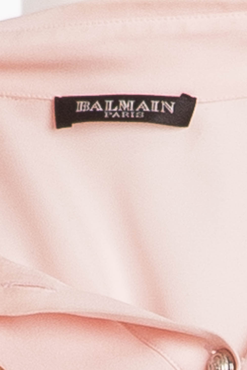 新品　BALMAIN ピンク Tシャツ XS ボタン付き Balmain Logo T-Shirt With Buttons in Pink | Lyst
