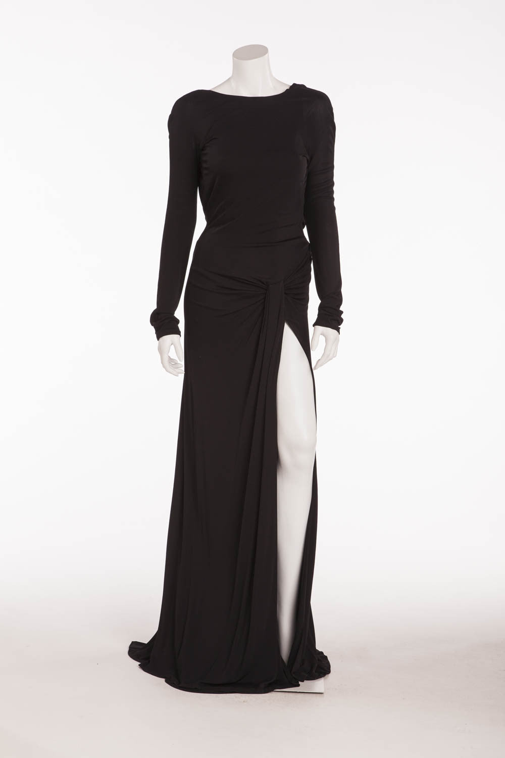 Gucci - Long Sleeve Black Backless Dress