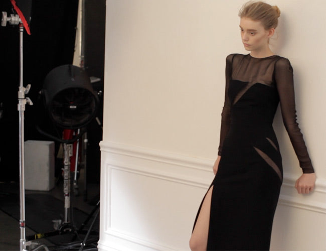 2024 お歳暮【公式】 - 人気ブランド Dress Black - Pucci Emilio with 42 IT - Sleeves Through See スーツ・フォーマル・ドレス
