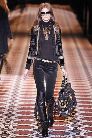 Gucci Black Knee High