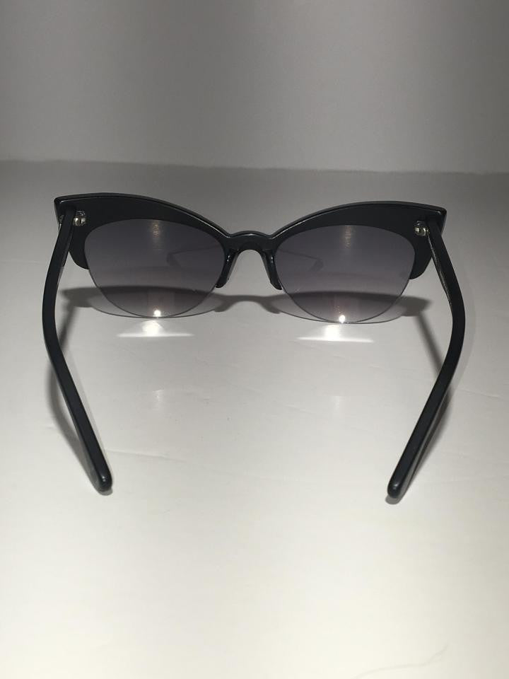 Sonia Rykiel - Jeweled Front Cat Eye Black Sunglasses - One  display picture 3